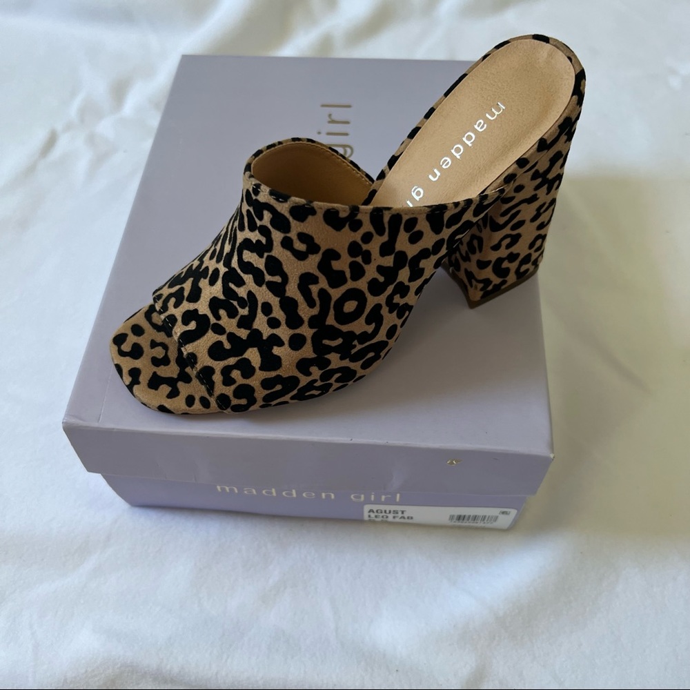 Madden girl leopard print heels
